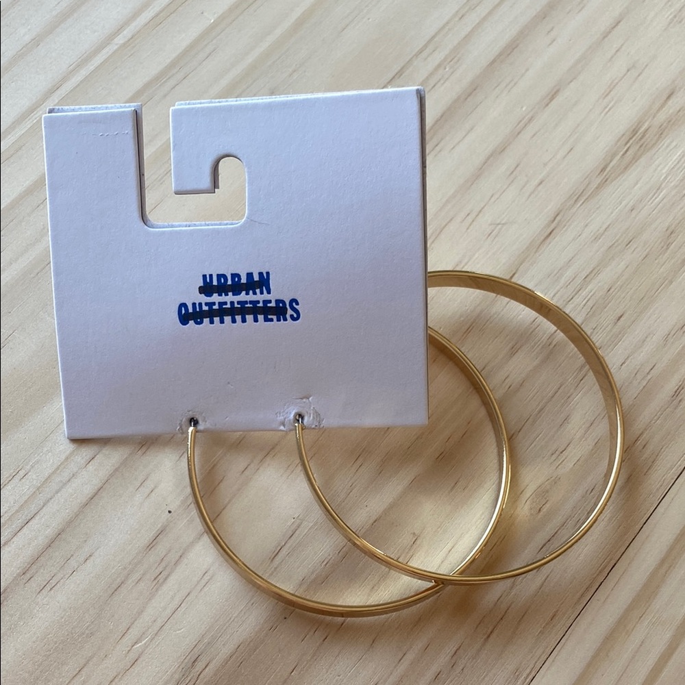Urban Outfitters Gold Hoop Earrings